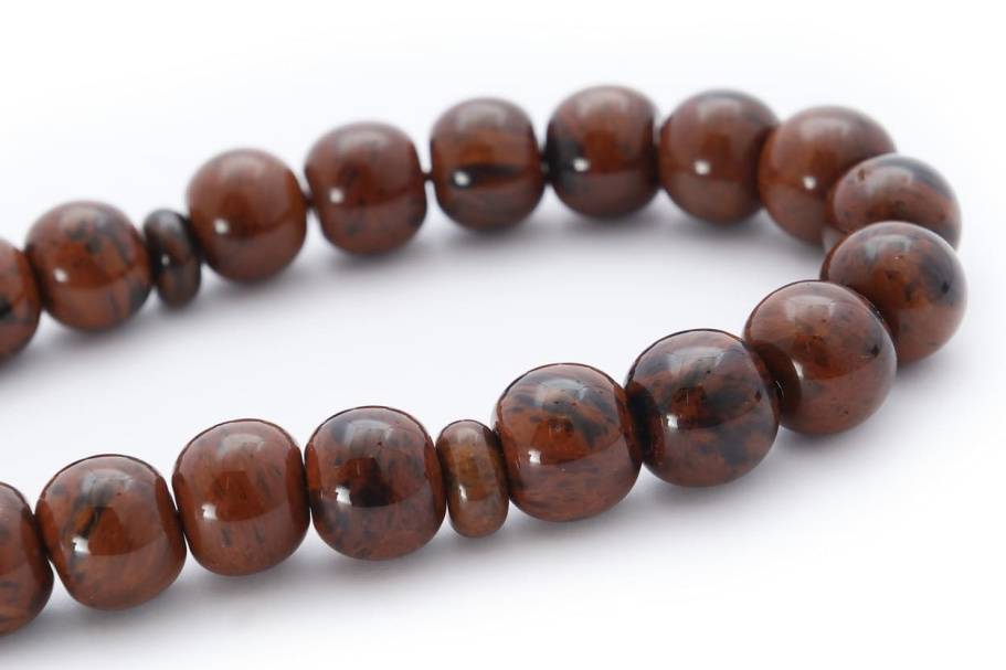 Четки с бусинами "Оскар" коричневый камень, Давыдов С. купить в Казани