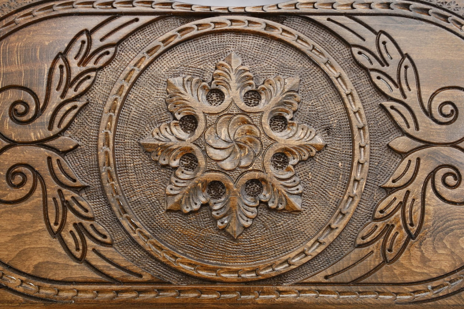 Нарды резные "Снежинка" средние 50, Harutyunyan купить в Казани