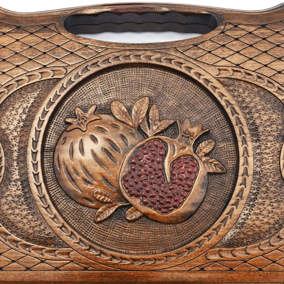 Нарды резные "Гранат" средние 50, Harutyunyan купить в Казани