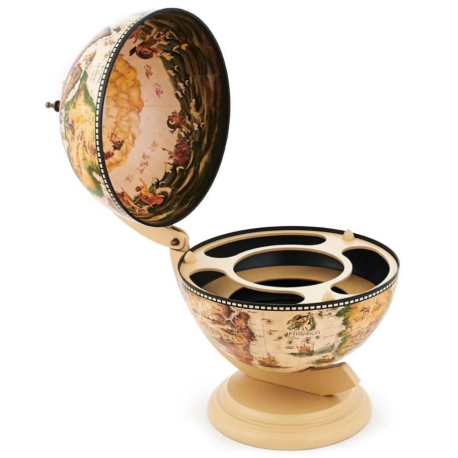 Глобус бар настольный "Басма" сфера 33 см купить в Казани