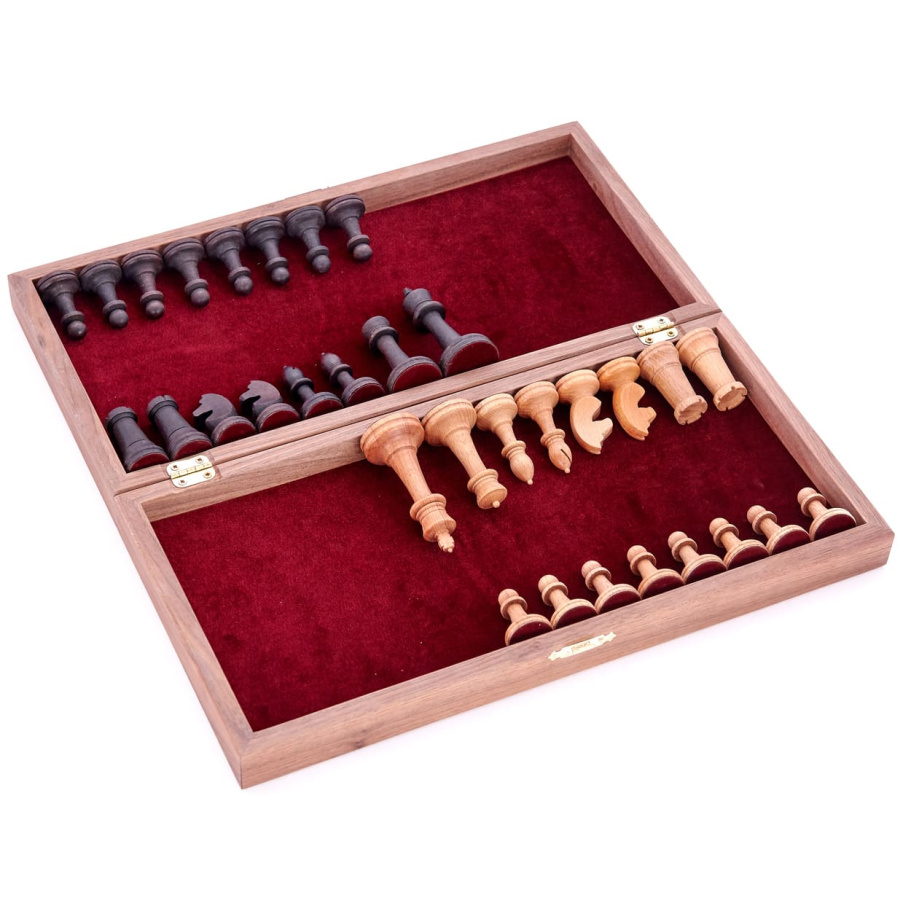 Шахматы складные "Ликбез" орех, WoodGames купить в Казани