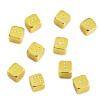 Кости игральные "Премиум" металл, золотой, 12 мм (2 шт.) купить в Казани