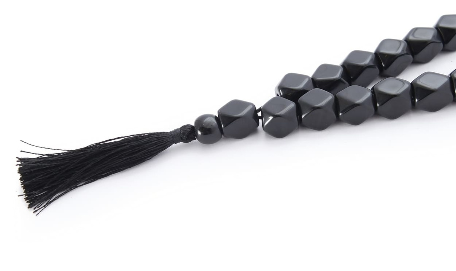 Четки граненые "Удача" черный камень, Давыдов С. купить в Казани