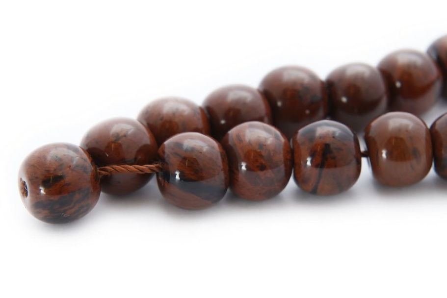 Четки с бусинами "Оскар" коричневый камень, Давыдов С. купить в Казани