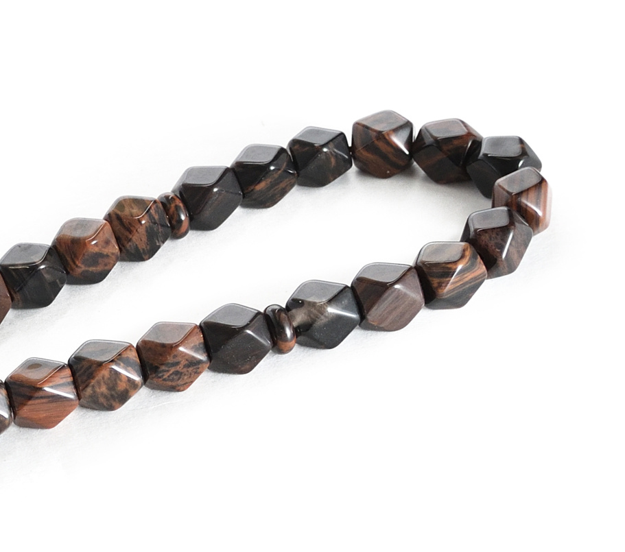 Четки граненые "Удача" коричневый камень, Давыдов С. купить в Казани