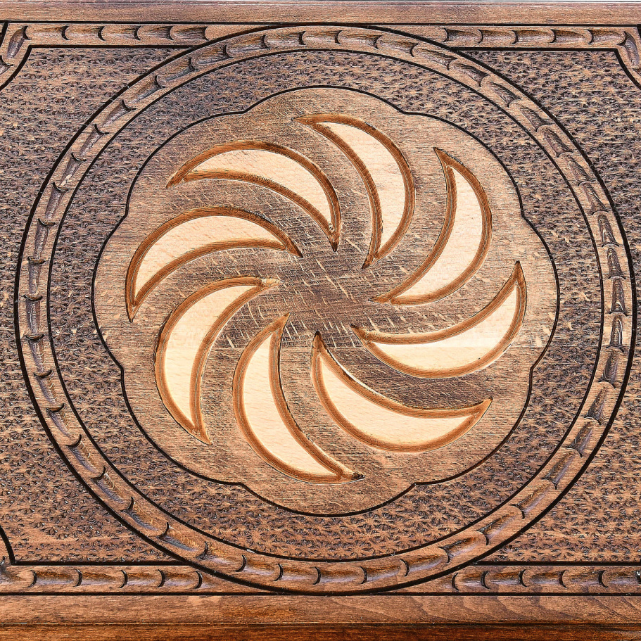 Нарды резные Рэкто "Орбита"  большие 60, Harutyunyan купить в Казани