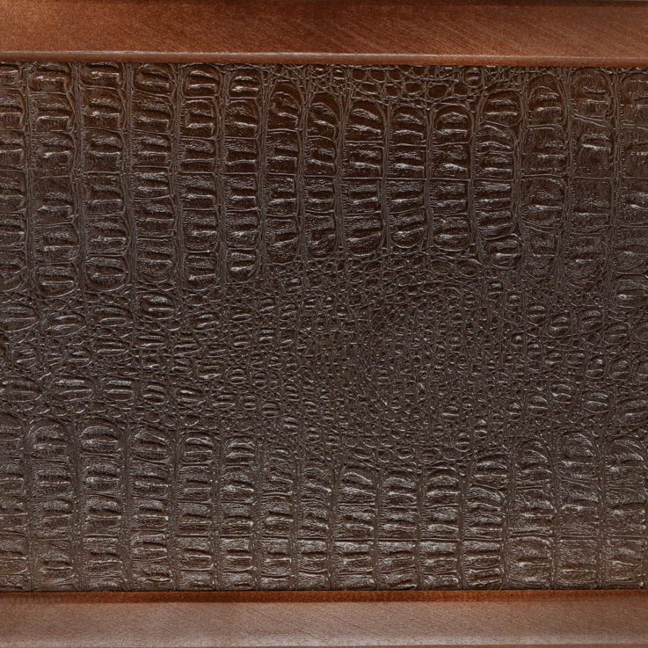 Нарды кожаные Пермские "Золотой крокодил" большие 60 купить в Казани