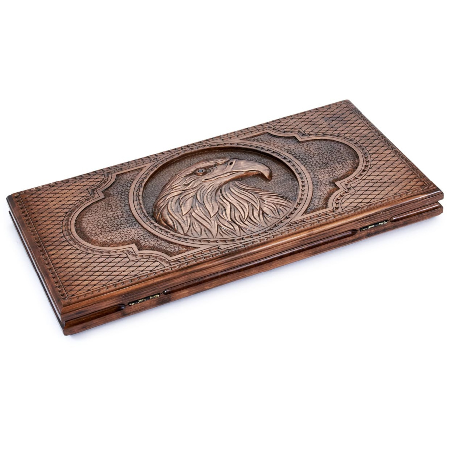 Нарды резные "Вольный орел" большие 60, Harutyunyan Нарды резные "Вольный орел" большие 60, Harutyunyan