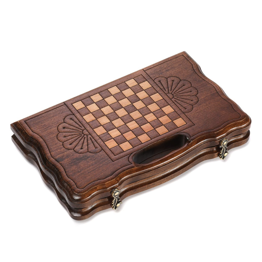 Нарды резные "Бесконечность" мини 30, Harutyunyan купить в Казани