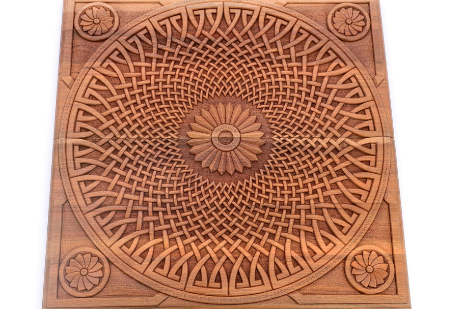 Нарды резные Коллаборация "Гектор" большие 60, Безумец купить в Казани