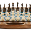 Шахматы + нарды резные "Топаз" 30 купить в Казани