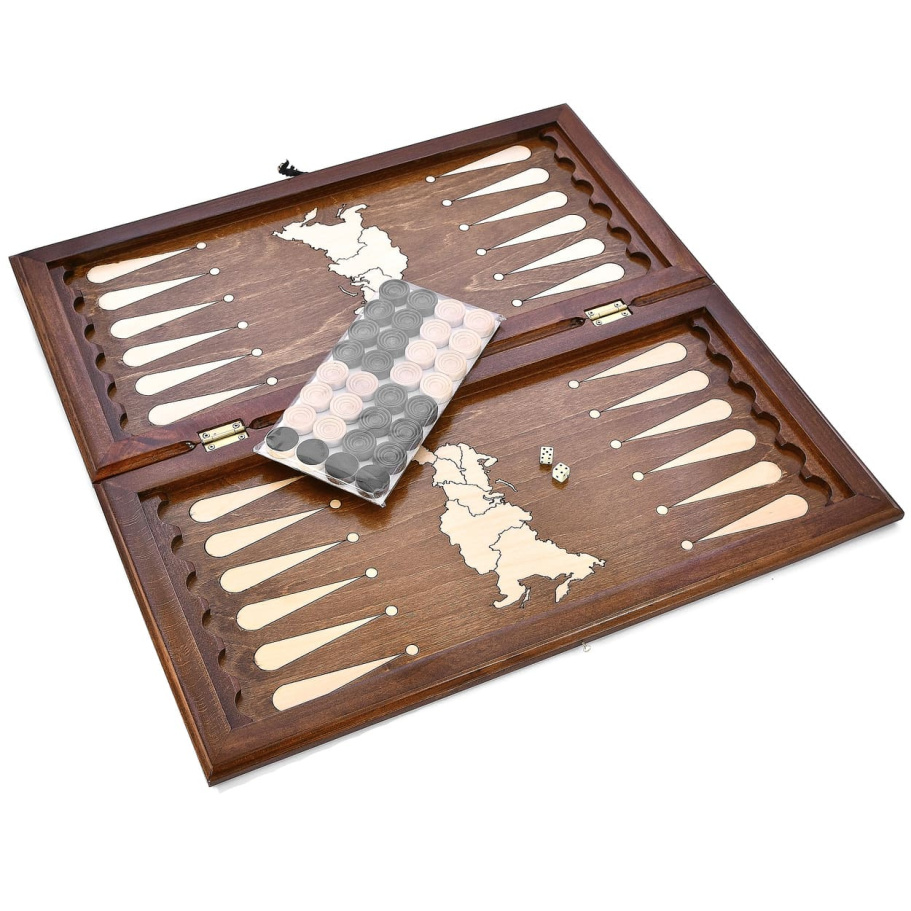 Нарды "Герб России"  большие 60, Harutyunyan купить в Казани