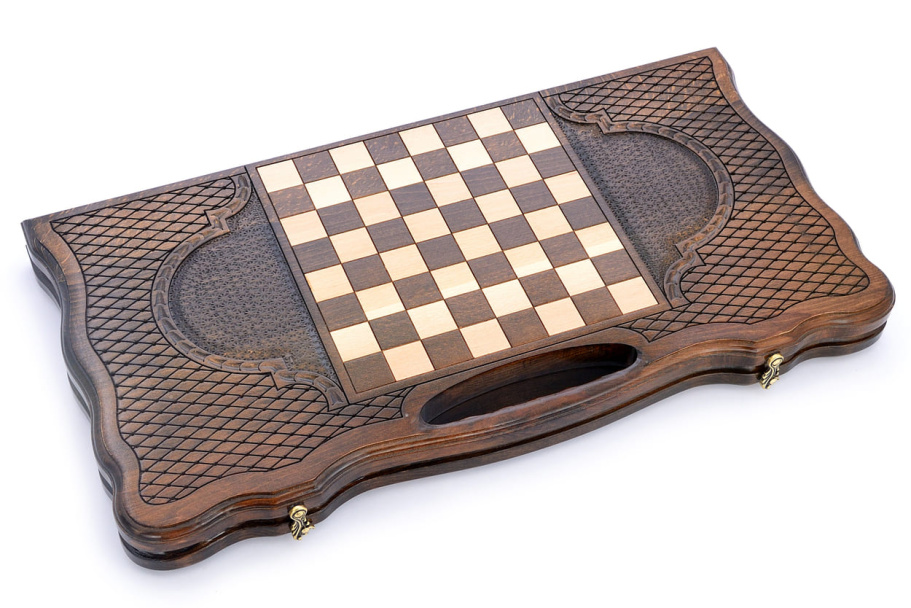 Нарды резные "Муфаса"  большие 60, Harutyunyan купить в Казани