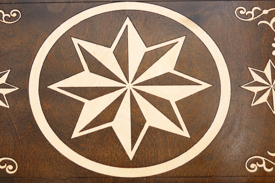 Нарды "Звезда"  большие 60, Harutyunyan купить в Казани