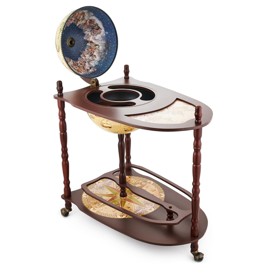 Глобус бар напольный со столом "Дионис" сфера 33 см купить в Казани
