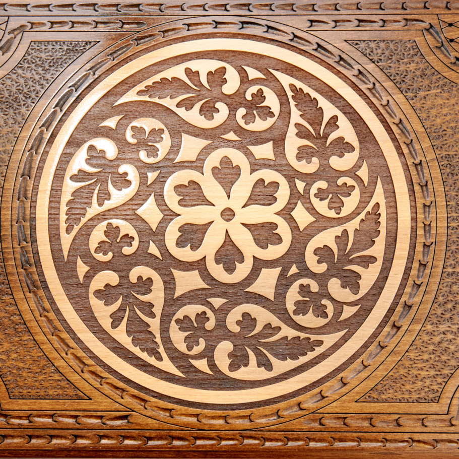 Шахматы резные "Эпопея" большие, 60 купить в Казани