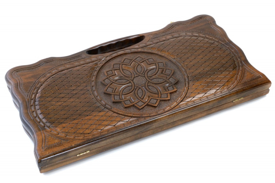 Нарды резные "Многогрань" большие 60, Harutyunyan