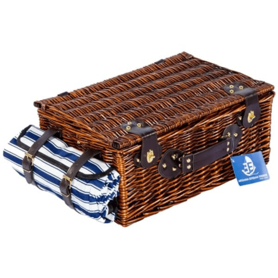 Корзина для пикника Гари (на 4 персоны) с пледом купить в Казани