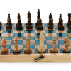 Шахматы + нарды резные "Лазурит" 40 купить в Казани