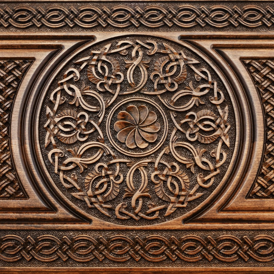 Стол ломберный Нарды резные "Витраж" 60, Harutyunyan купить в Казани