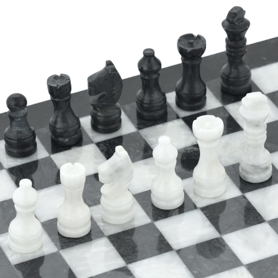 Шахматы из камня "Олимп" мрамор 25 купить в Казани
