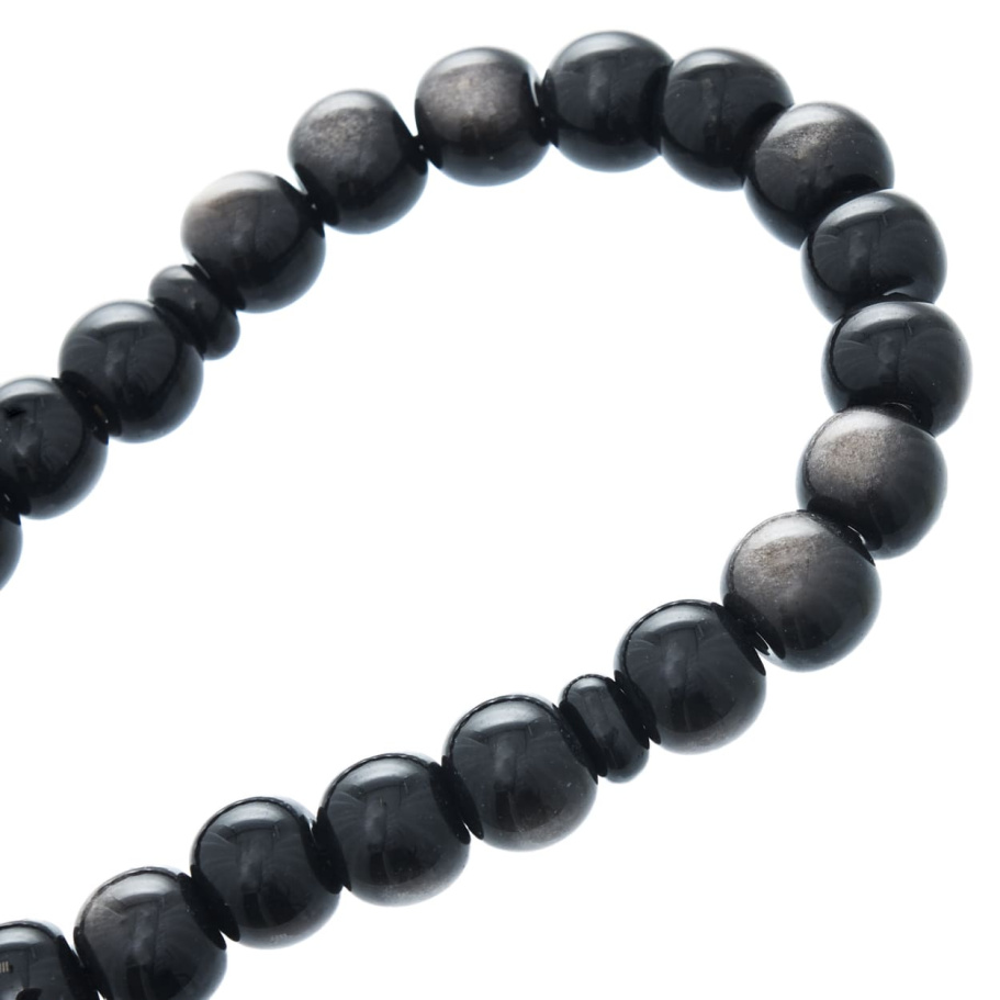 Четки с бусинами "Квестор" черный камень с лунным оттенком, Давыдов С. купить в Казани