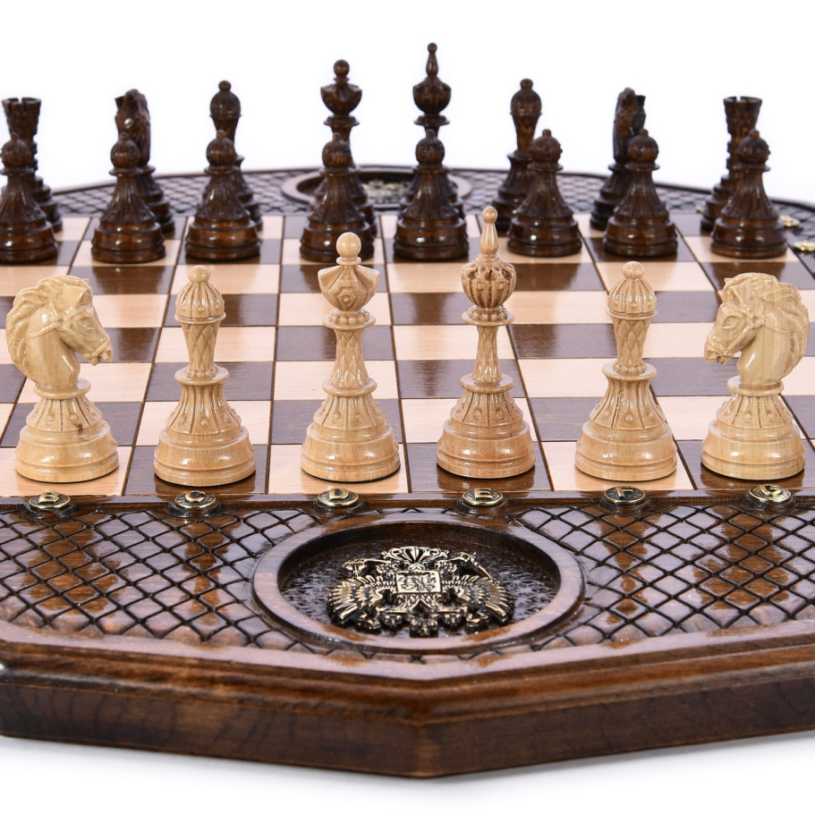 Шахматы резные "Империя" 60, Harutyunyan купить в Казани