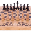 Шахматы + нарды резные "Венеция" дуб купить в Казани