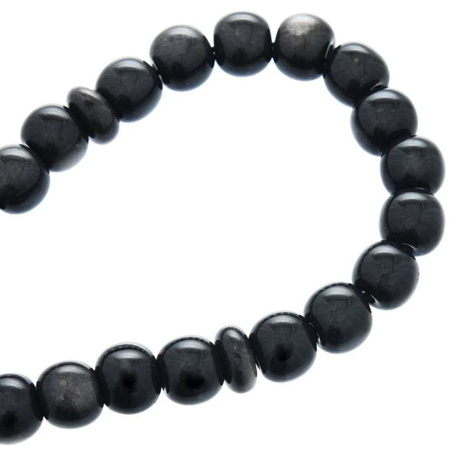 Четки с бусинами "Оскар" черный камень с лунным оттенком, Давыдов С. купить в Казани