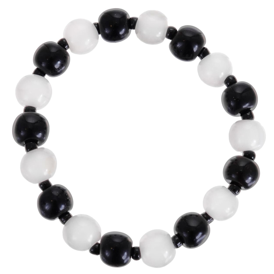 Браслет Аристей белый и черный камень 1.2 * 20, Давыдов купить в Казани