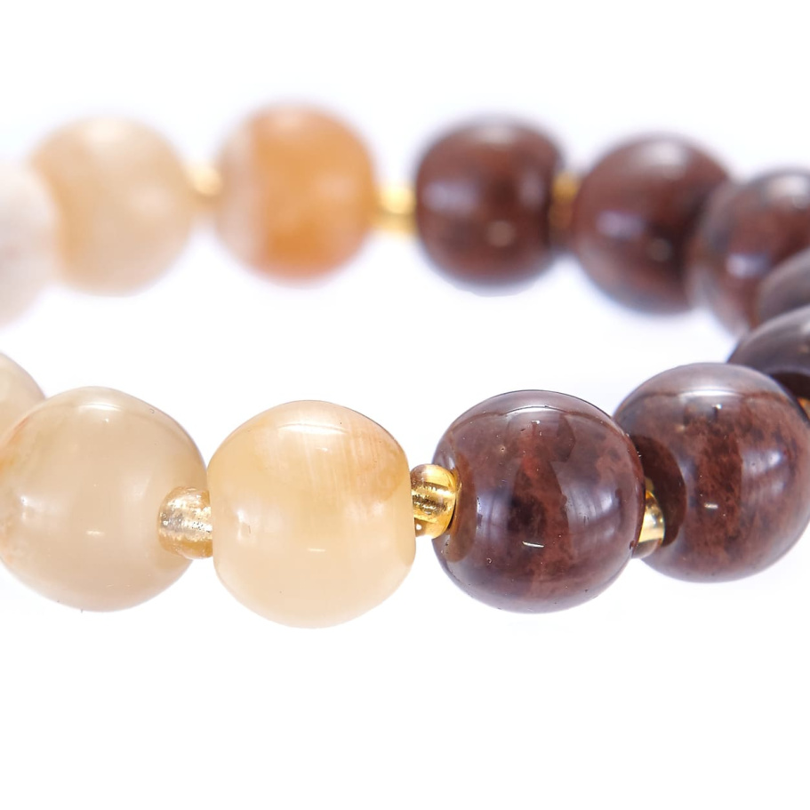 Браслет Либер желтый и коричневый камень 1.2 * 20, Давыдов купить в Казани