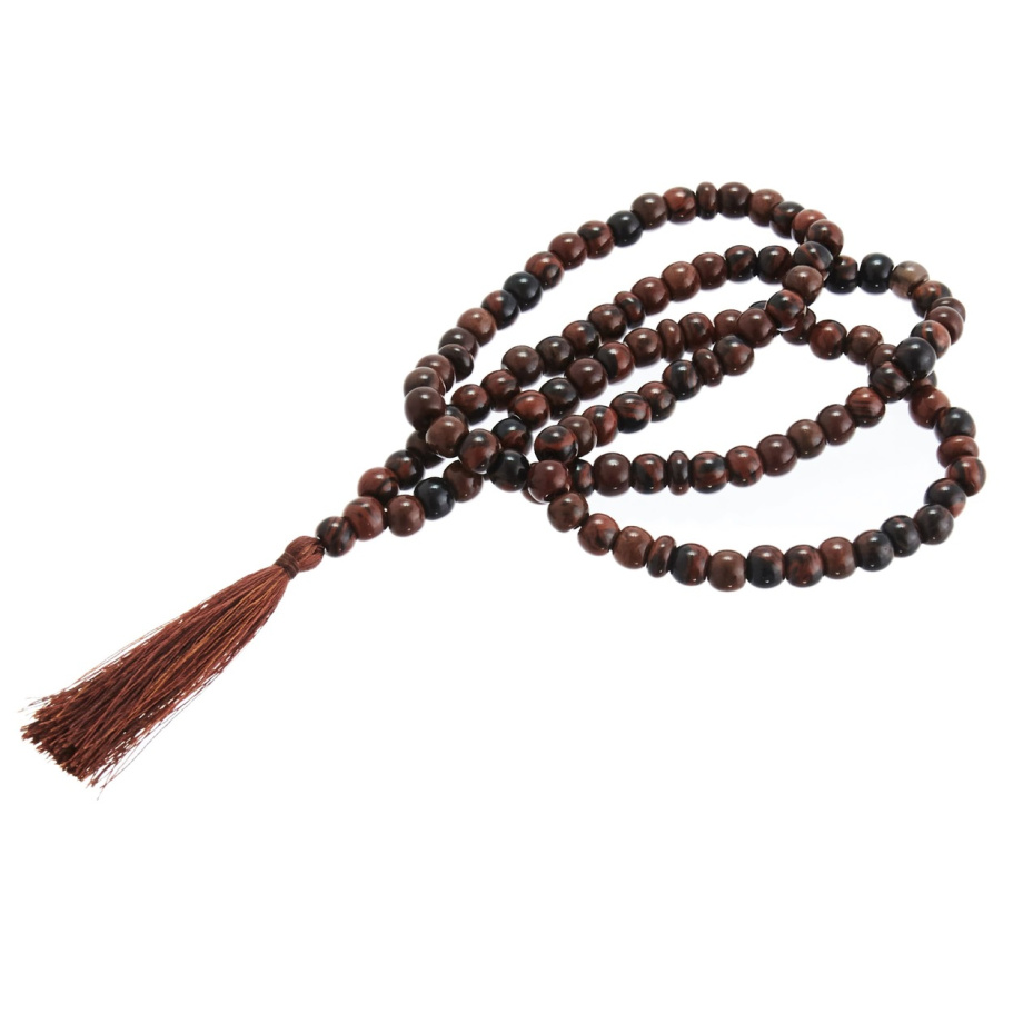Четки Мусульманские "Мухаммед" коричневый камень, 99 звеньев