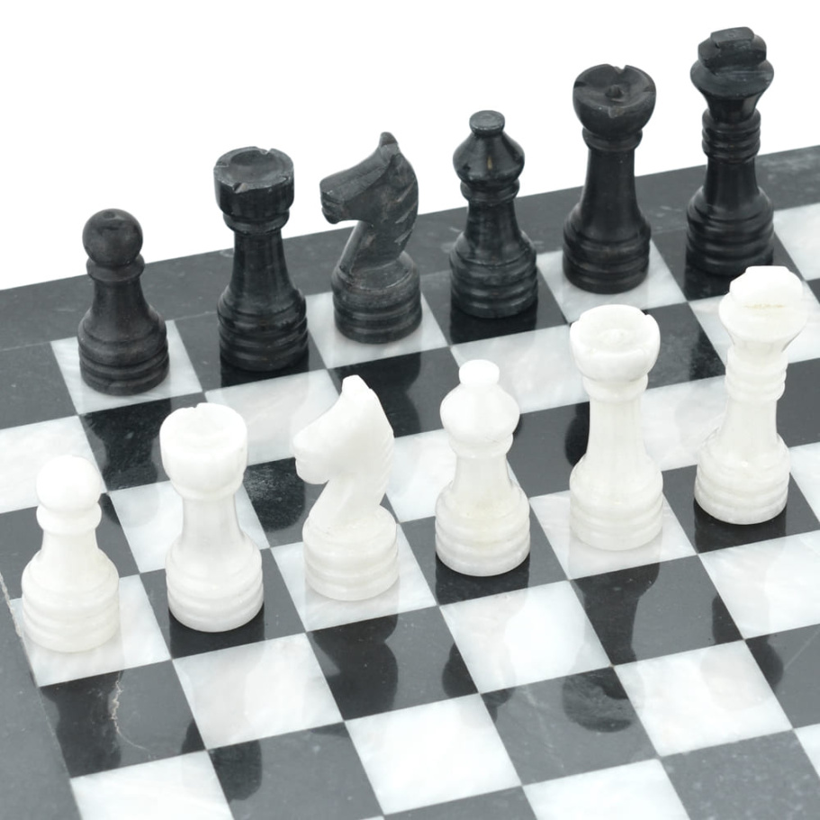 Шахматы из камня "Олимп" мрамор 30 купить в Казани