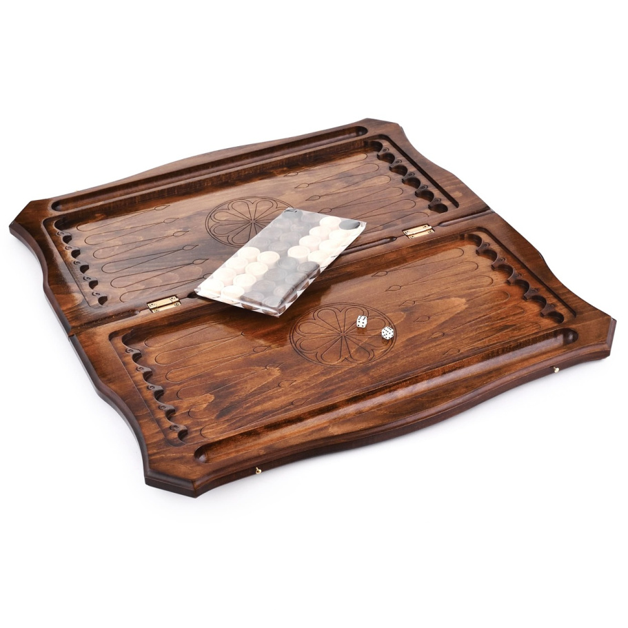 Нарды резные "Полумесяц" большие 60, Osipov купить в Казани