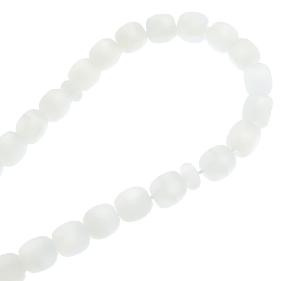 Четки с бусинами "Воин" белый камень, Давыдов С. купить в Казани