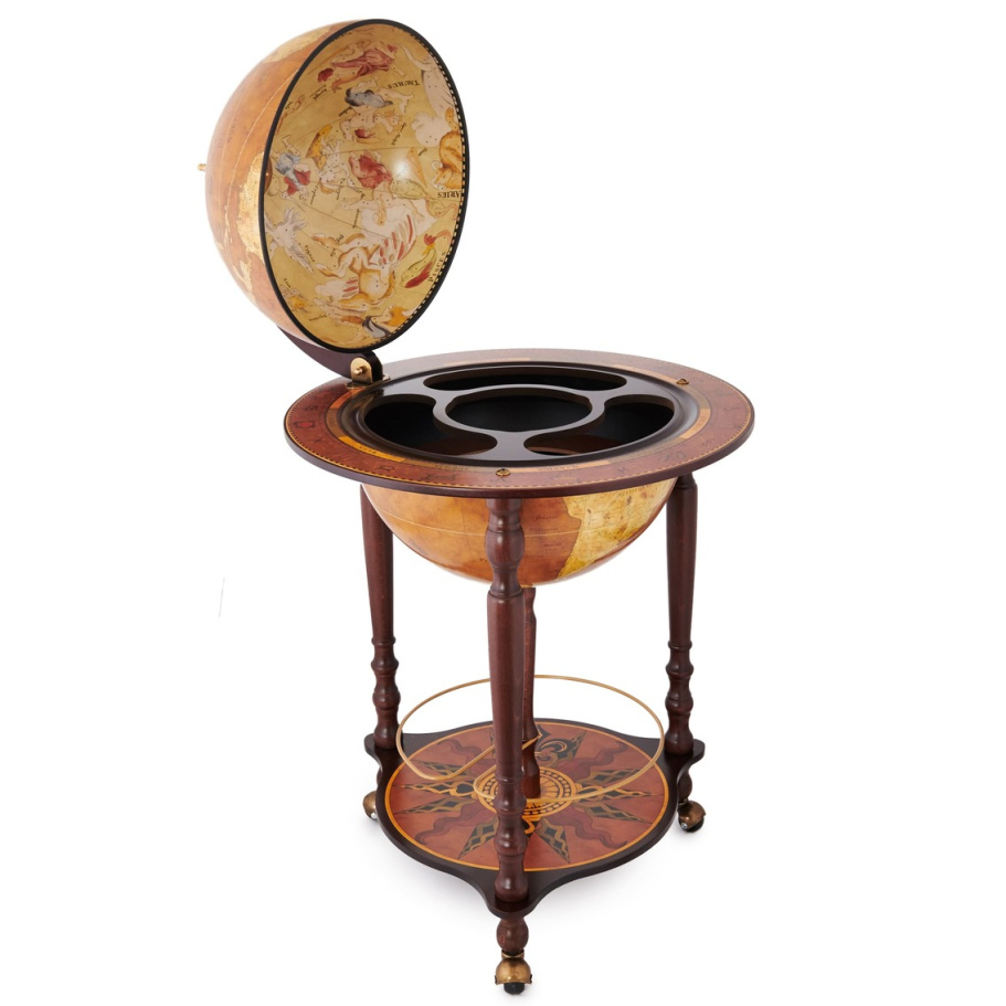 Глобус бар напольный "Да Винчи", сфера 40см купить в Казани