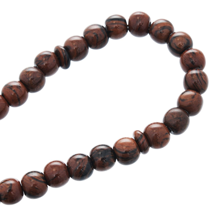 Четки с бусинами "Квестор" коричневый камень, Давыдов С. купить в Казани